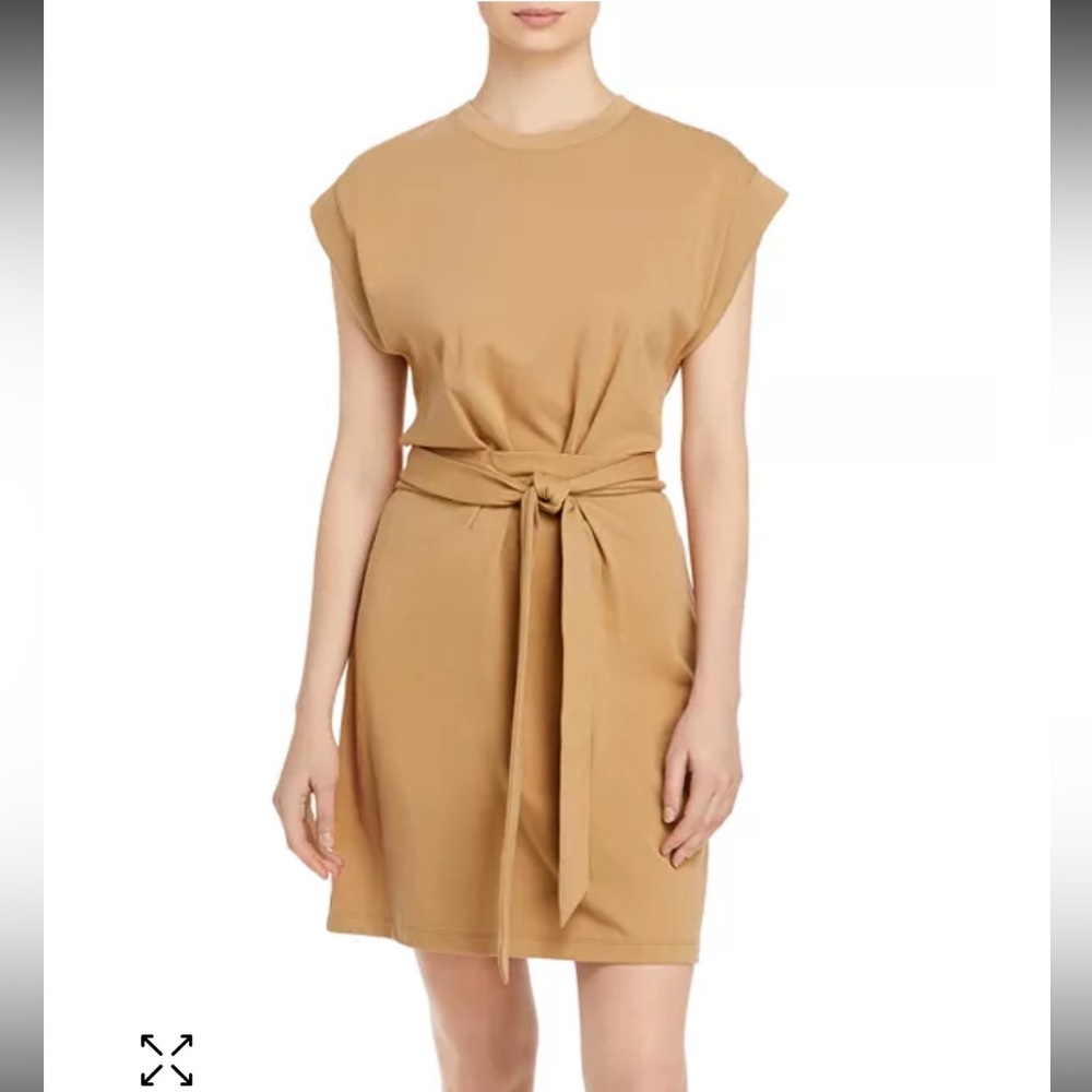 Vince Tie Waist 100% Cotton Dress